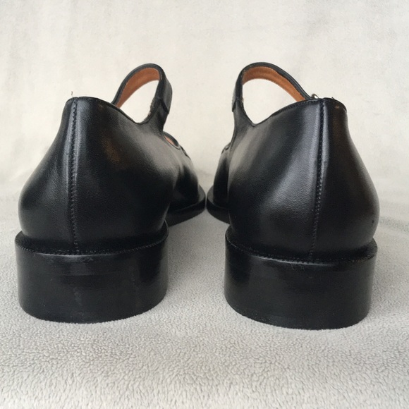 New Naguisa Berri Black Leather Mary Jane Flats 39 - Picture 11 of 11